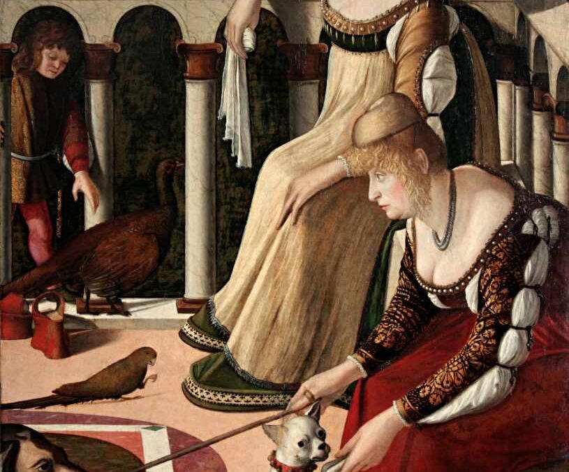 Due dame veneziane: il quadro di Carpaccio era tagliato a metà
