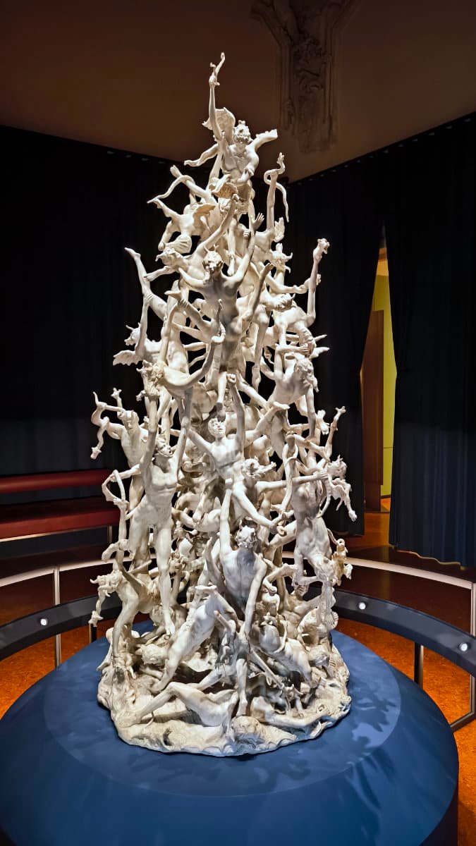 La caduta degli angeli ribelli di Francesco Bertos, Gallerie d’Italia di Vicenza